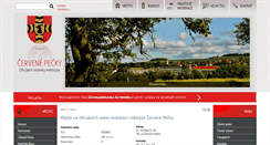 Desktop Screenshot of cervenepecky.cz